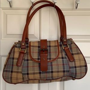 Tartan plaid Barbour Handbag